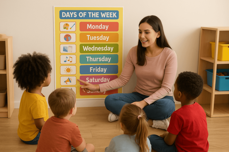 teaching days of the week to preschoolers