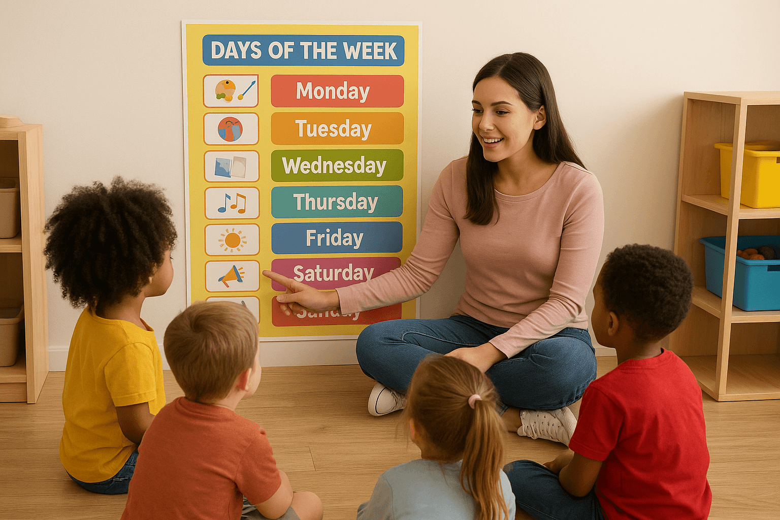 teaching days of the week to preschoolers